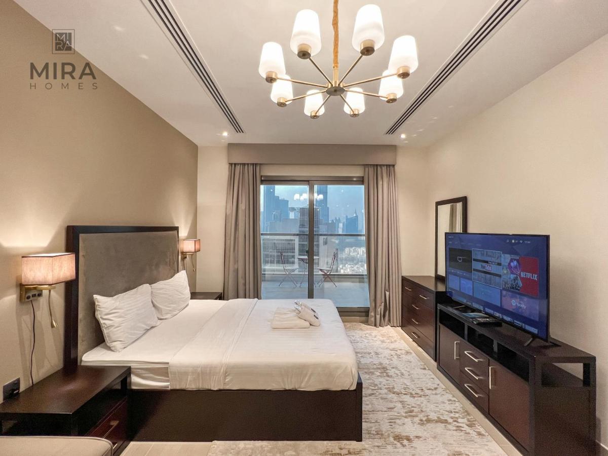 Mira Holiday Homes - Lovely Studio With Burj Khalifa View ดูไบ ภายนอก รูปภาพ